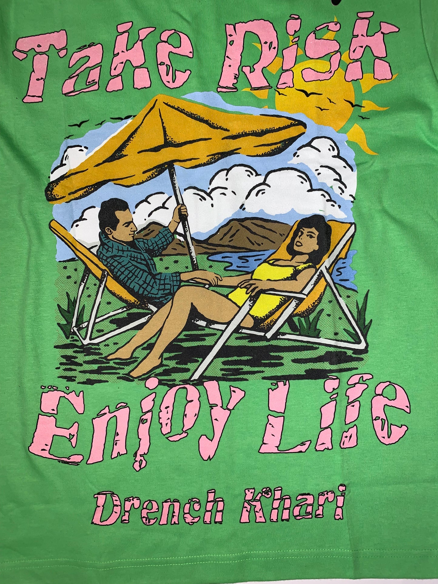 Take Risk Green Shirt
