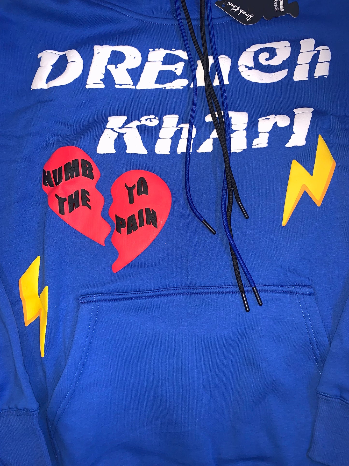 Numb To The Pain Hoodie - Blue