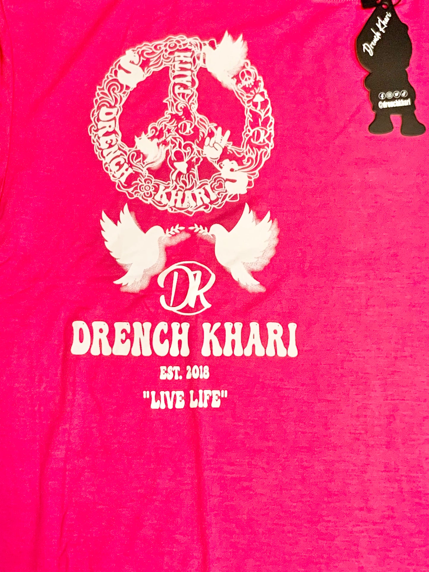 Live Life Tee (Pink)