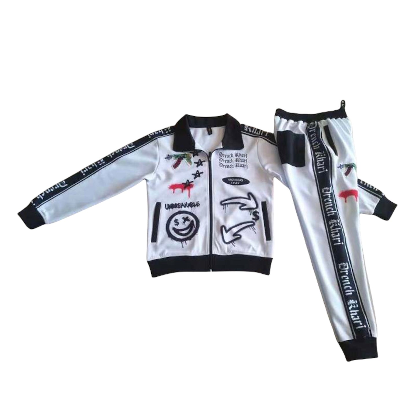 Draco Members Only Tracksuit ( White )