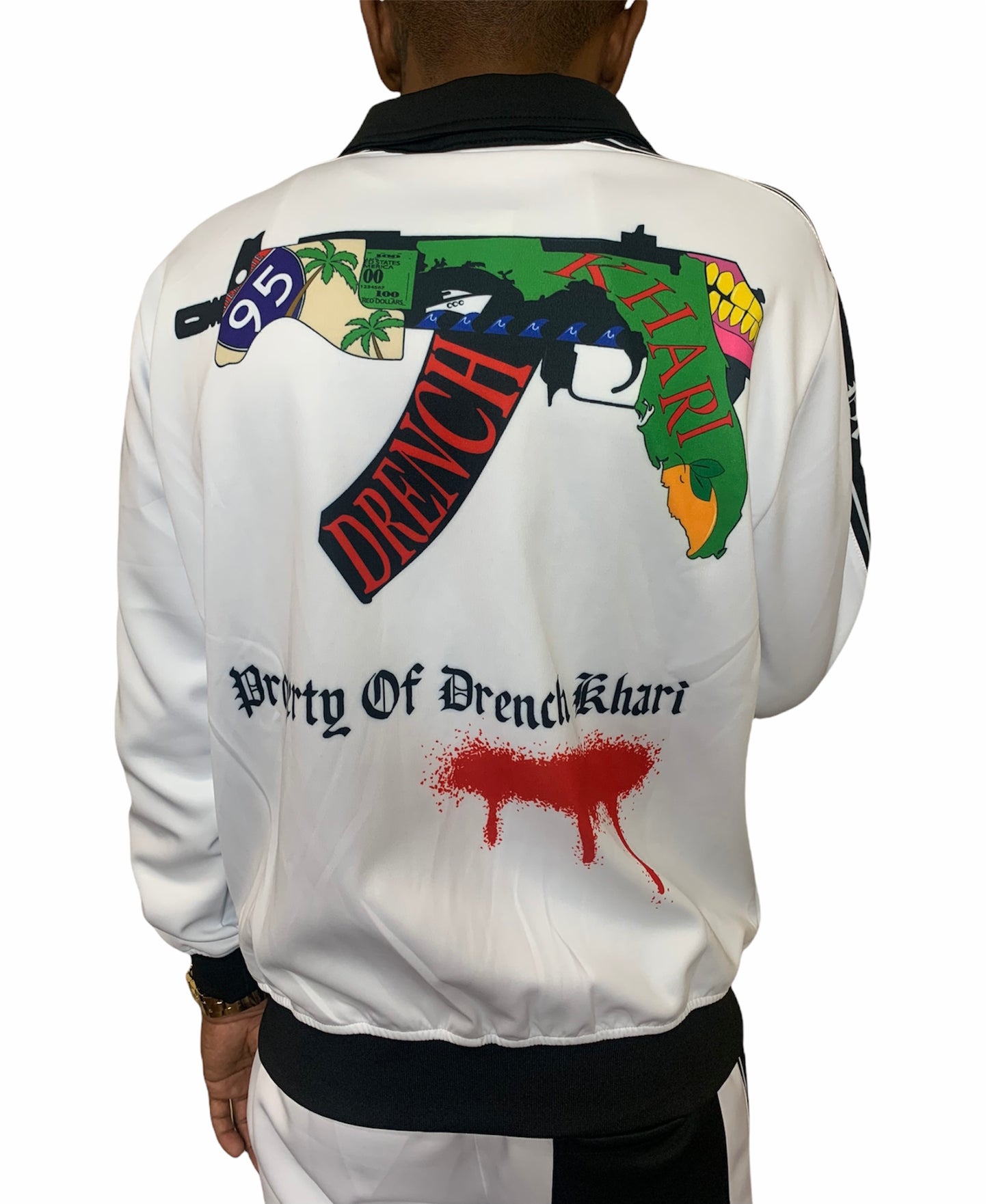 Draco Members Only Tracksuit ( White )