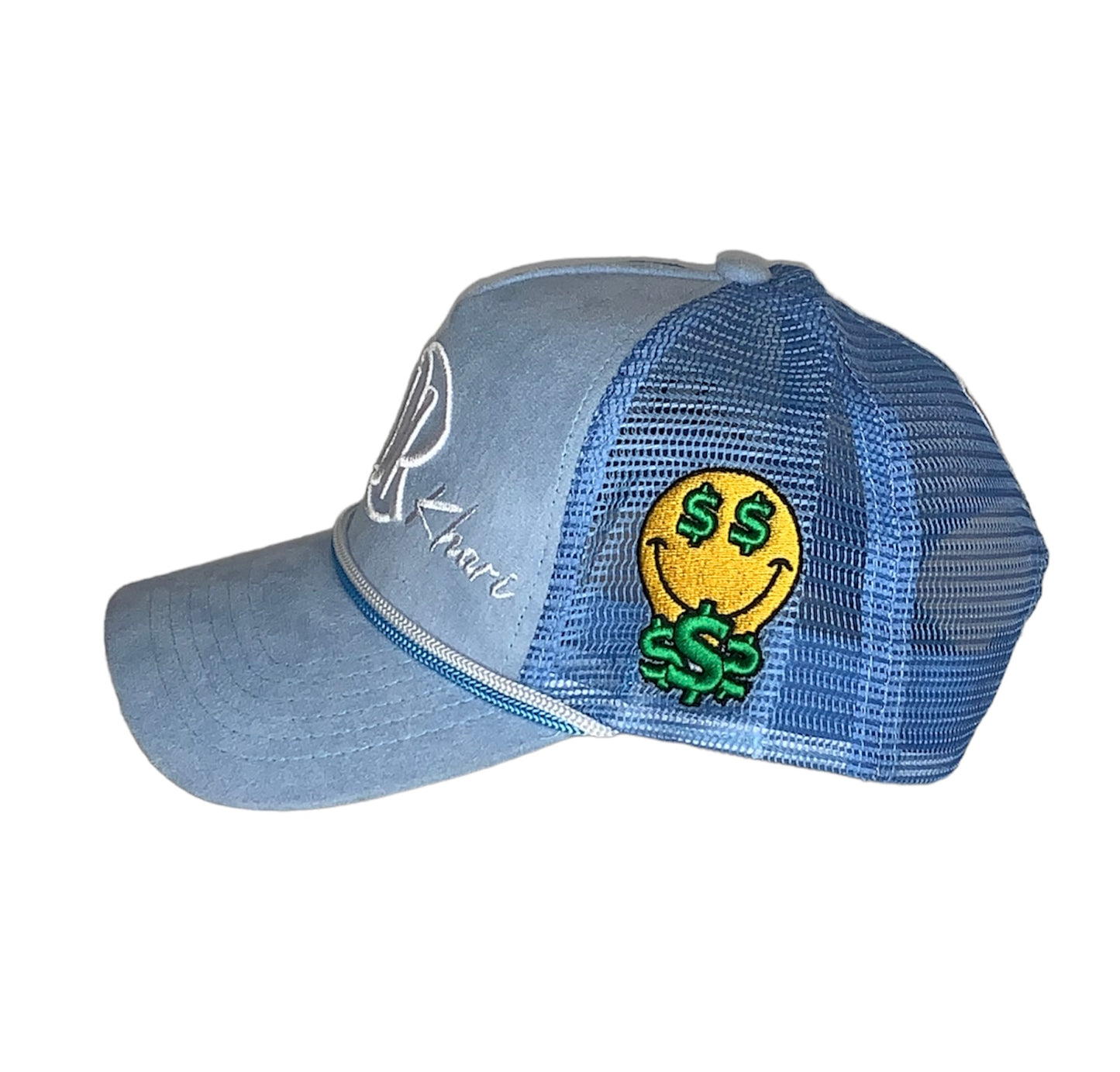 Wavy Blue Trucker Hat