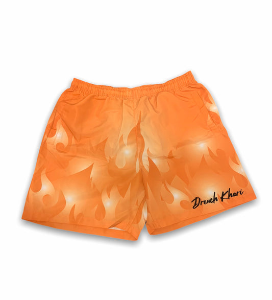 OG Orange Flame Shorts