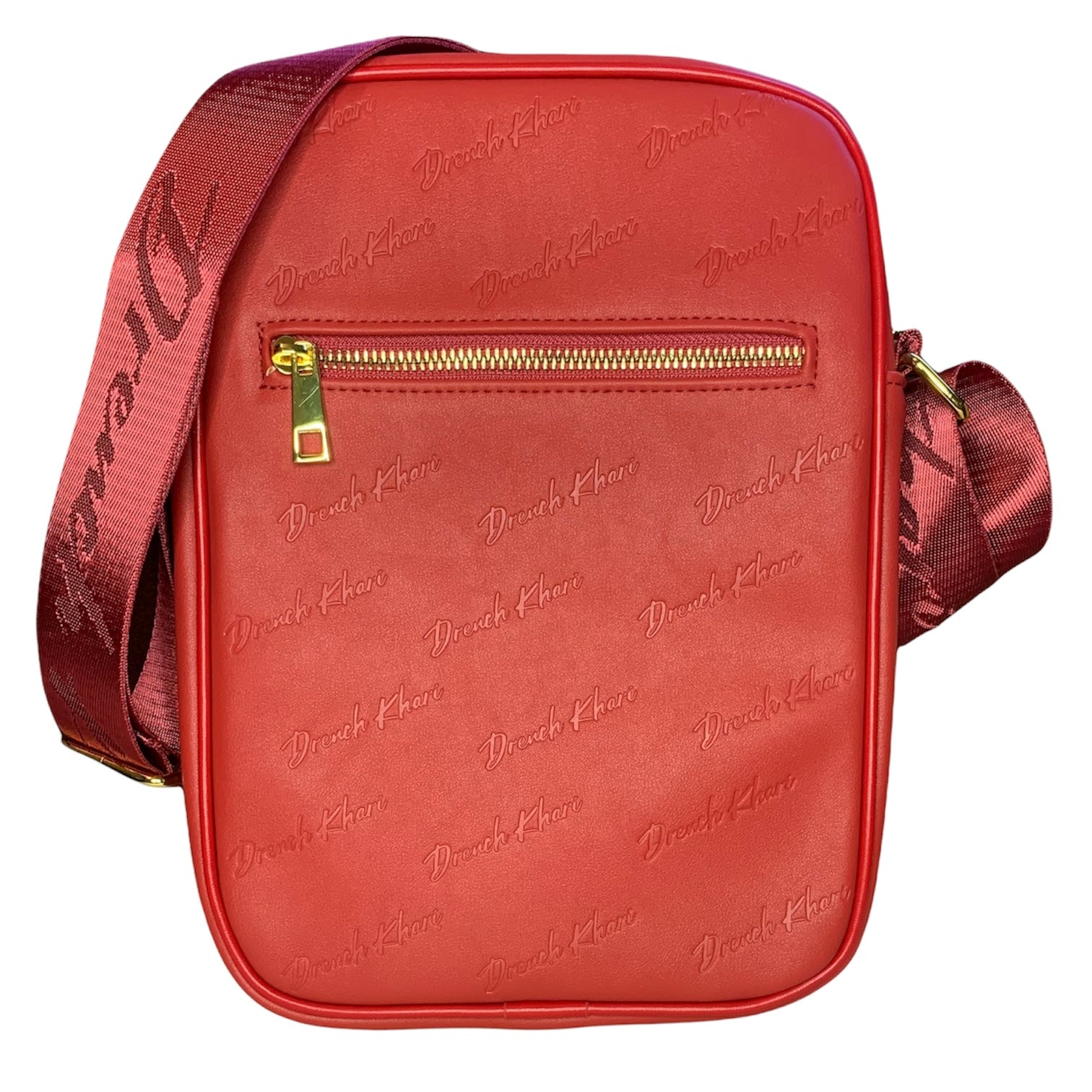 messenger bag red