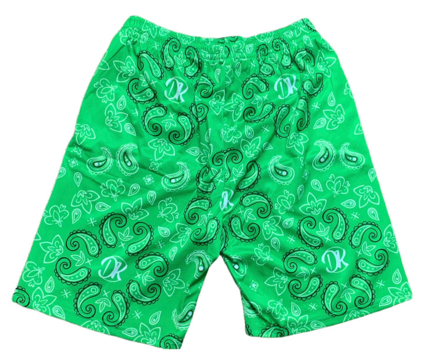 Paisley Green DK Shorts