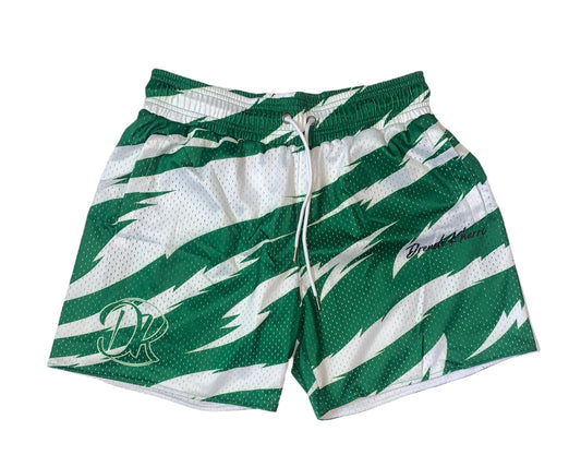 Money Green Tiger Shorts