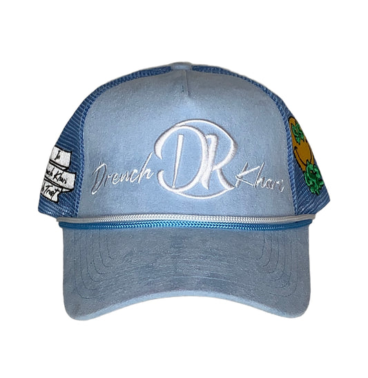 Wavy Blue Trucker Hat
