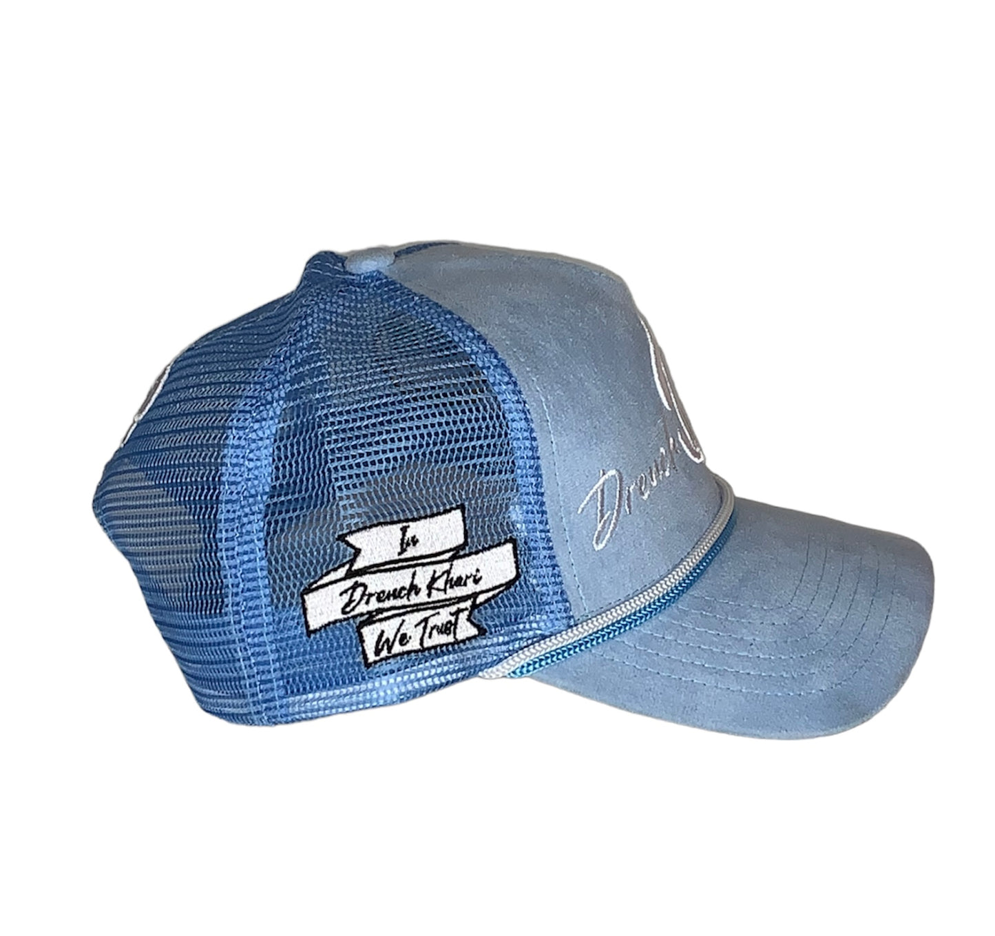 Wavy Blue Trucker Hat