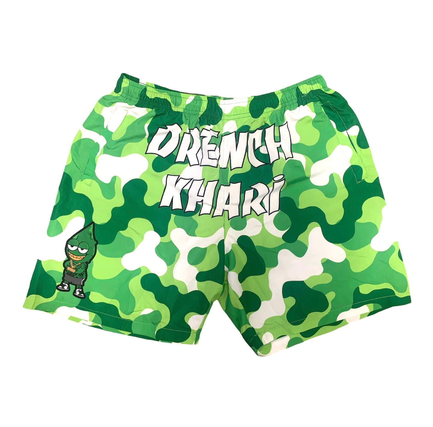 Lucky Green Camo Shorts