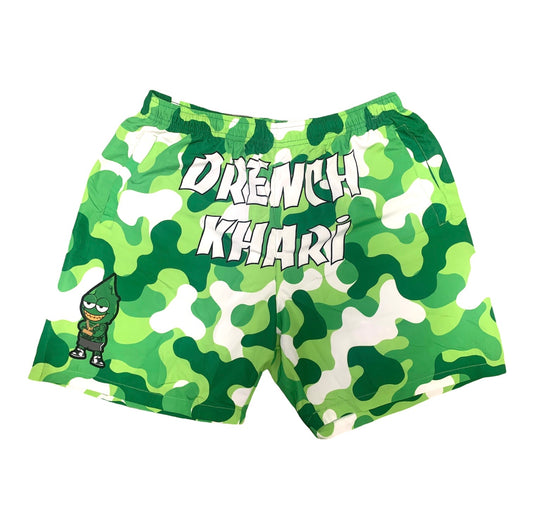 Lucky Green Camo Shorts